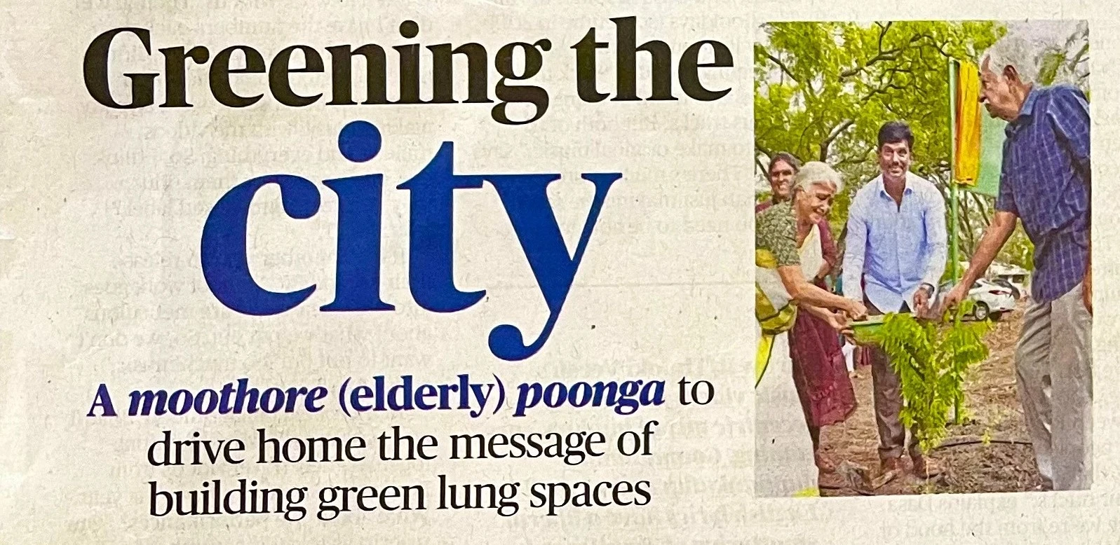 The Greening city